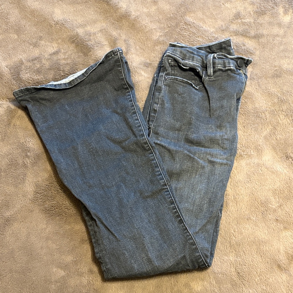 Good American Black Boot Cut Jeans